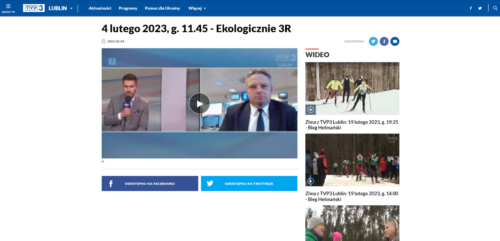TVP3Lublin-Ekologiczne-3r-wywiad-dominik-bak - Lublin Odzyskuje Energię